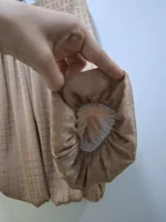 شومیز مجلسی آستردار نسکافه ای - تصویر 3