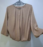 شومیز مجلسی آستردار نسکافه ای